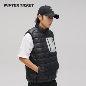 WINTER TICKET暖甲雪境系列保暖层滑雪户外羽绒无袖马甲