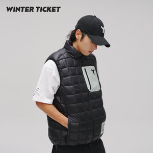 WINTER TICKET暖甲雪境系列保暖层滑雪户外羽绒无袖马甲