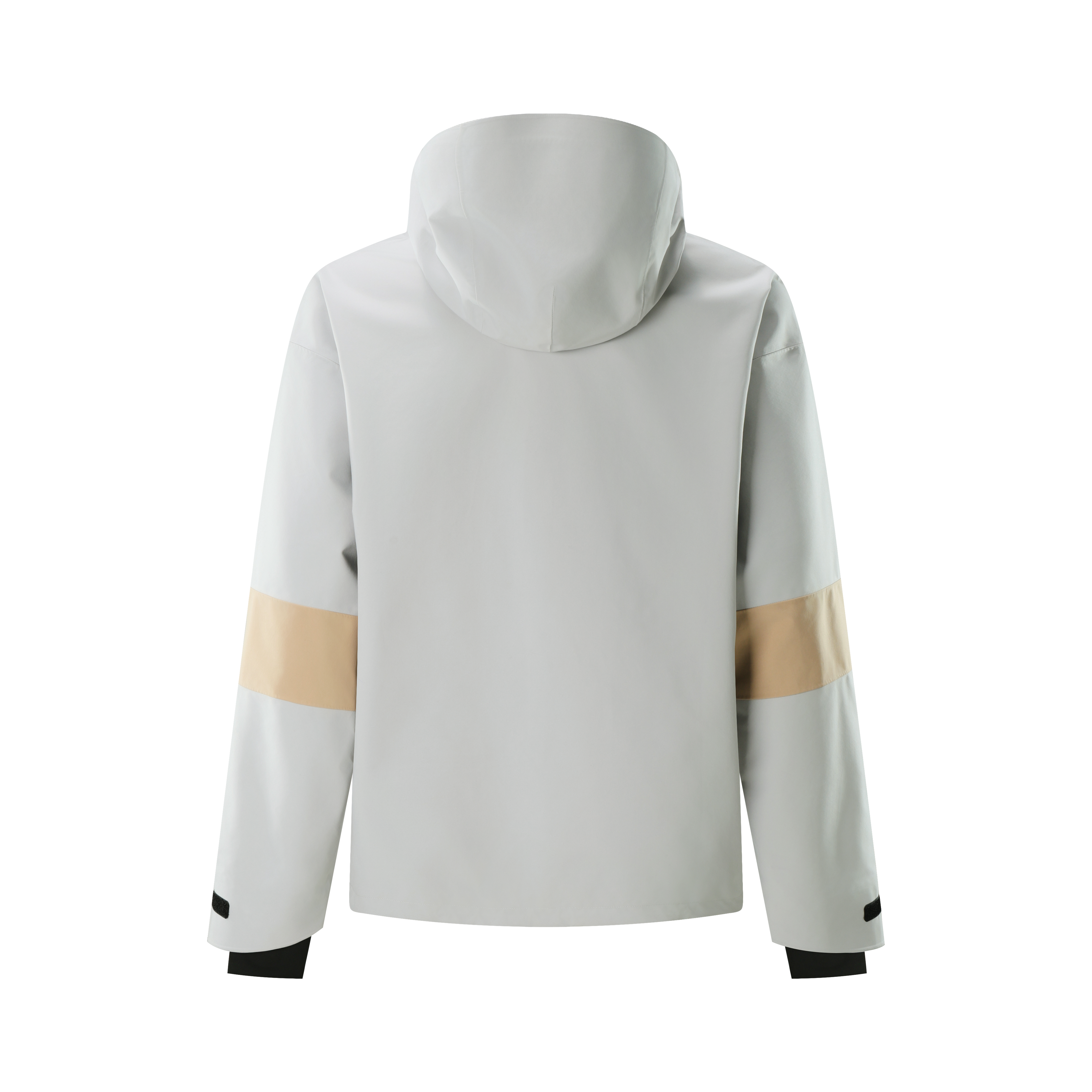 WinterTicket双单板自由式OVERSIZE灰咖色宽大嘻哈3L套头雪服夹克