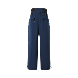 WINTER TICKET 藏青色宽大Oversize单双板自由式滑雪裤子