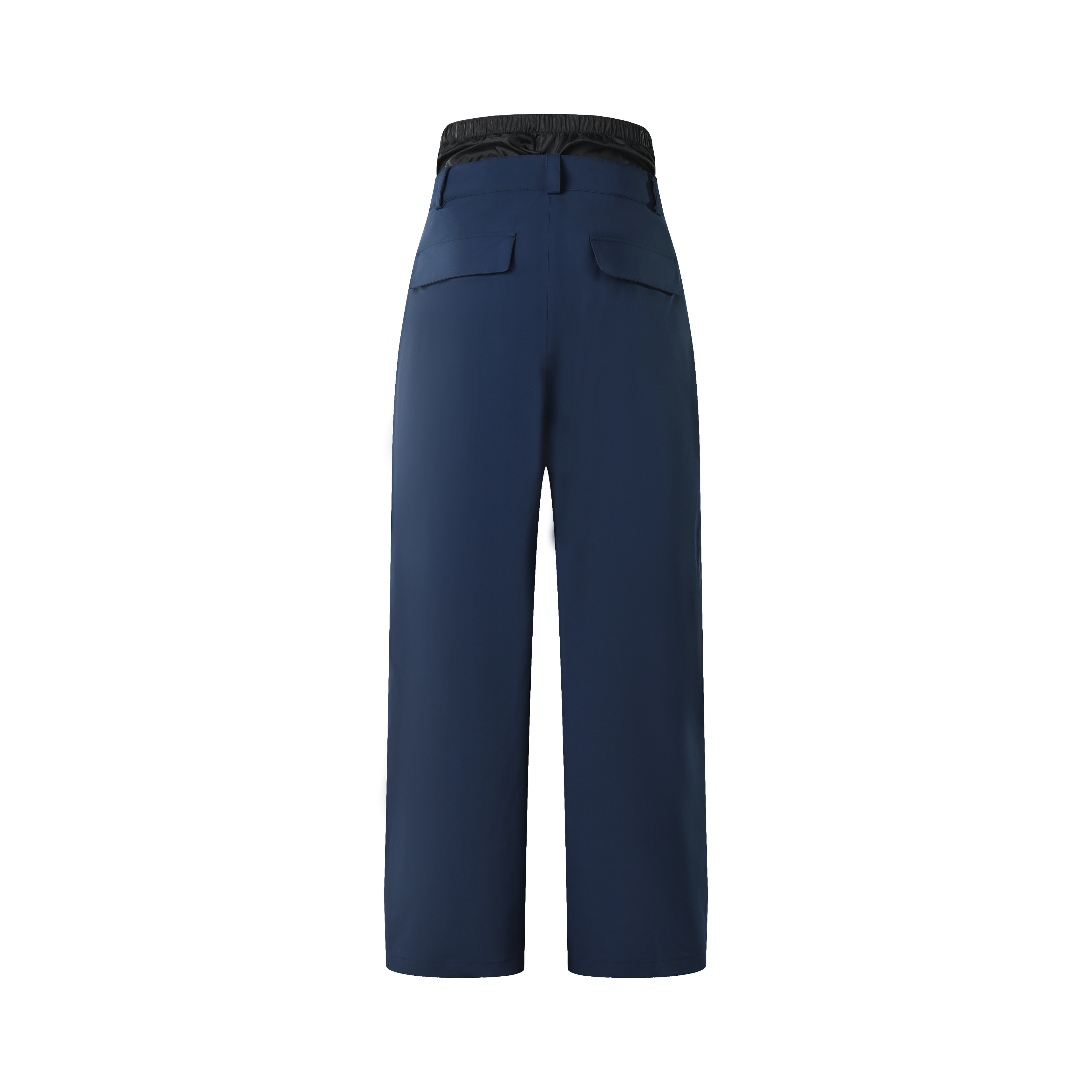 WINTER TICKET 藏青色宽大Oversize单双板自由式滑雪裤子