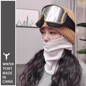 WINTER TICKET Ski Windproof Balaclava Winter Face Mask Black and White Men's, Women's, and Children's Outdoor Gear