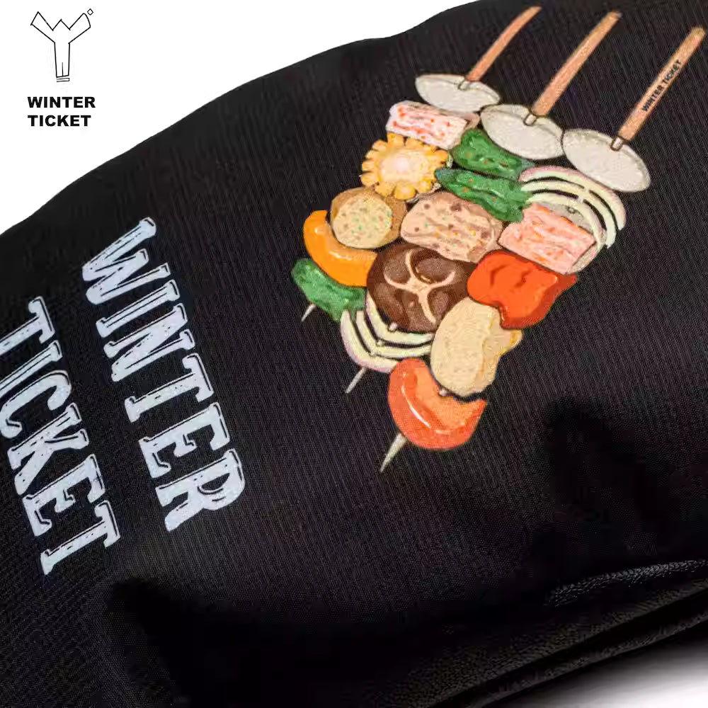 WINTER TICKET 抗菌除臭防水保暖加绒连指冬季3m单双板滑雪手套