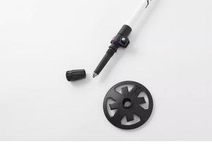 WinterTicket Wild Snow Big Snow Carbon Fiber Ski Poles, Lightweight Telescopic, Freestyle, with 2 x Aluminum Shafts