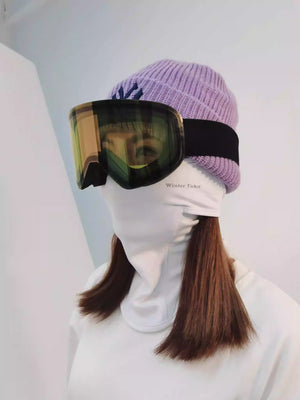 WINTER TICKET Ski Windproof Balaclava Winter Face Mask Black and White Men's, Women's, and Children's Outdoor Gear