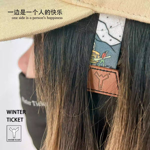 WinterTicket单双板保暖显瘦防风内层干燥v滑雪护脸设计师发箍款