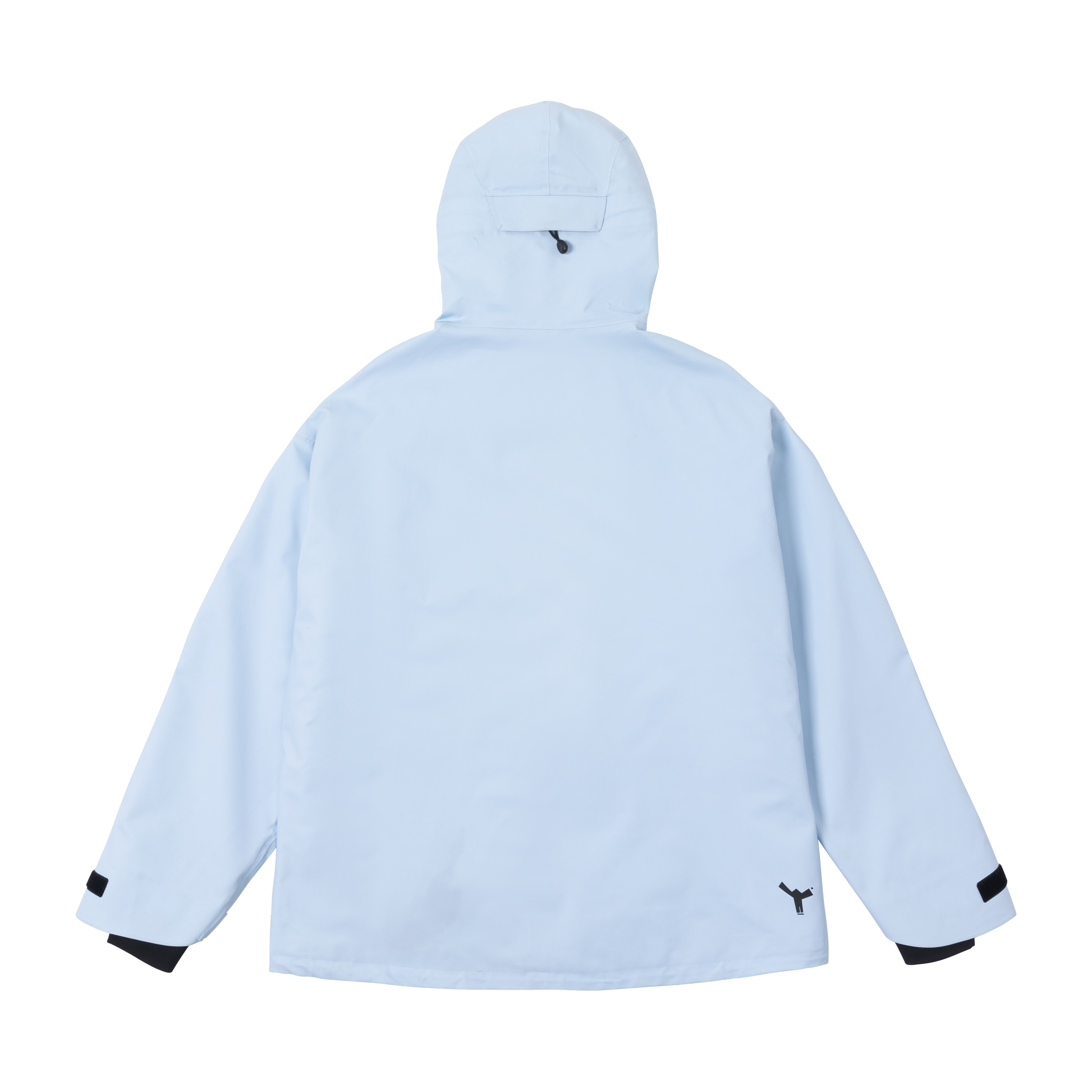 WinterTicket双单板自由式OVERSIZE宽大嘻哈Recco滑雪3L夹克淡蓝色雪服