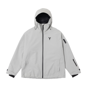 WinterTicket Ski/Snowboard Freestyle Oversized Hip-Hop Recco Baicao Frost Grey 3L Ski Jacket Snow Suit