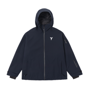 WinterTicket Ski 3L Oversized Freestyle Snow Jacket for Snowboard and Ski - Deep Navy